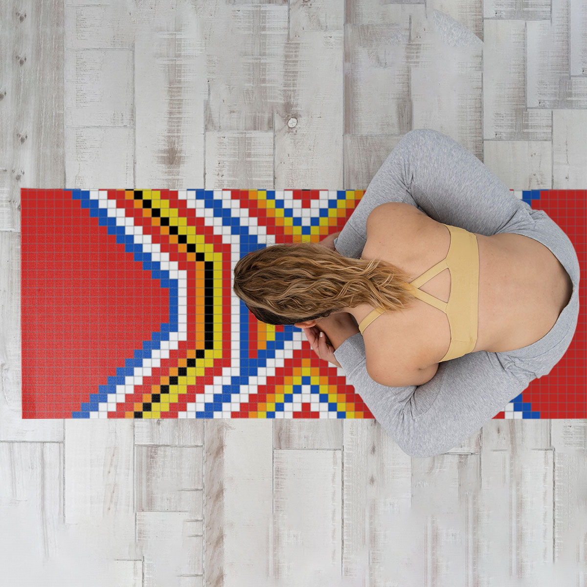 Ambesonne Native American Yoga Mat