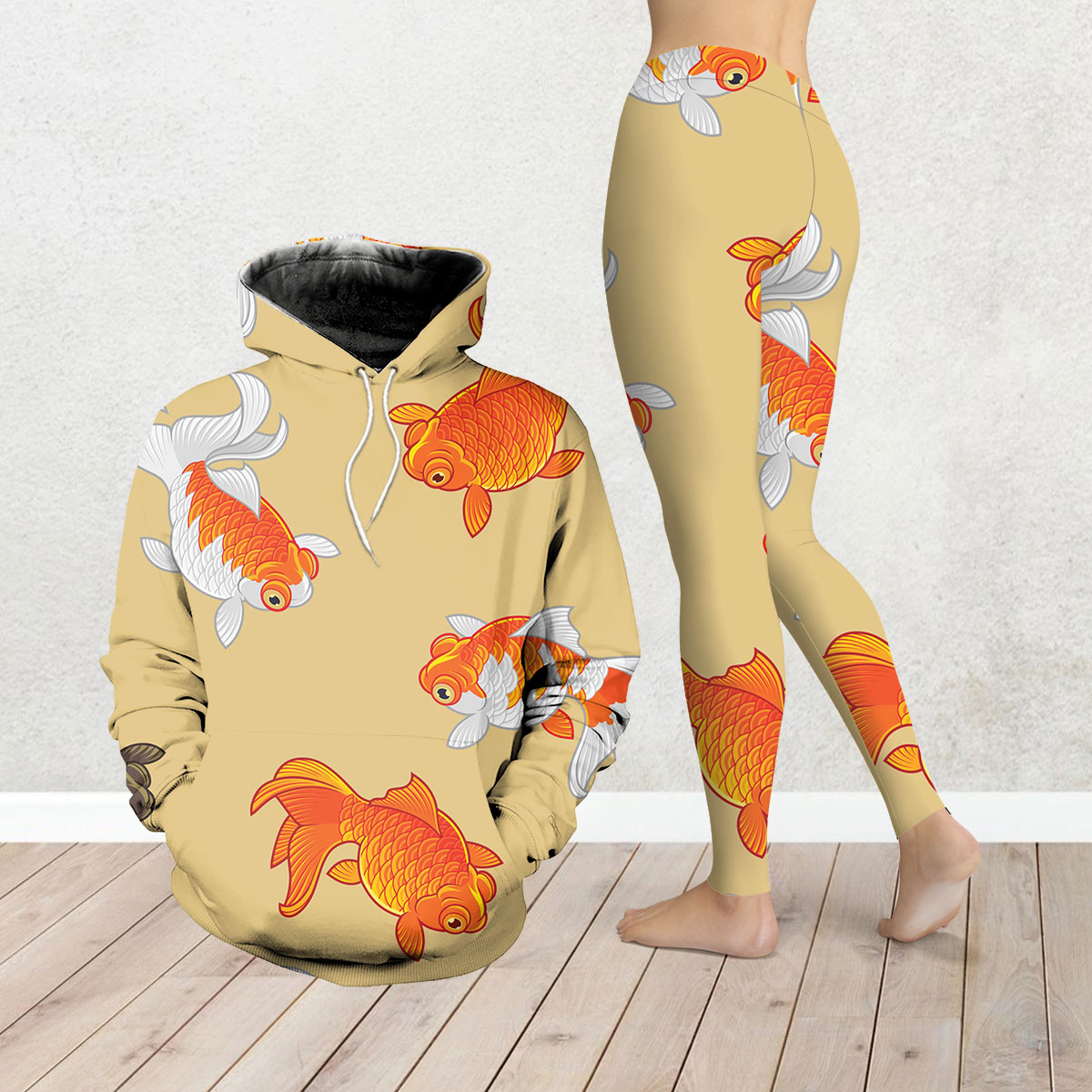 Little Goldfish Legging Hoodie Set