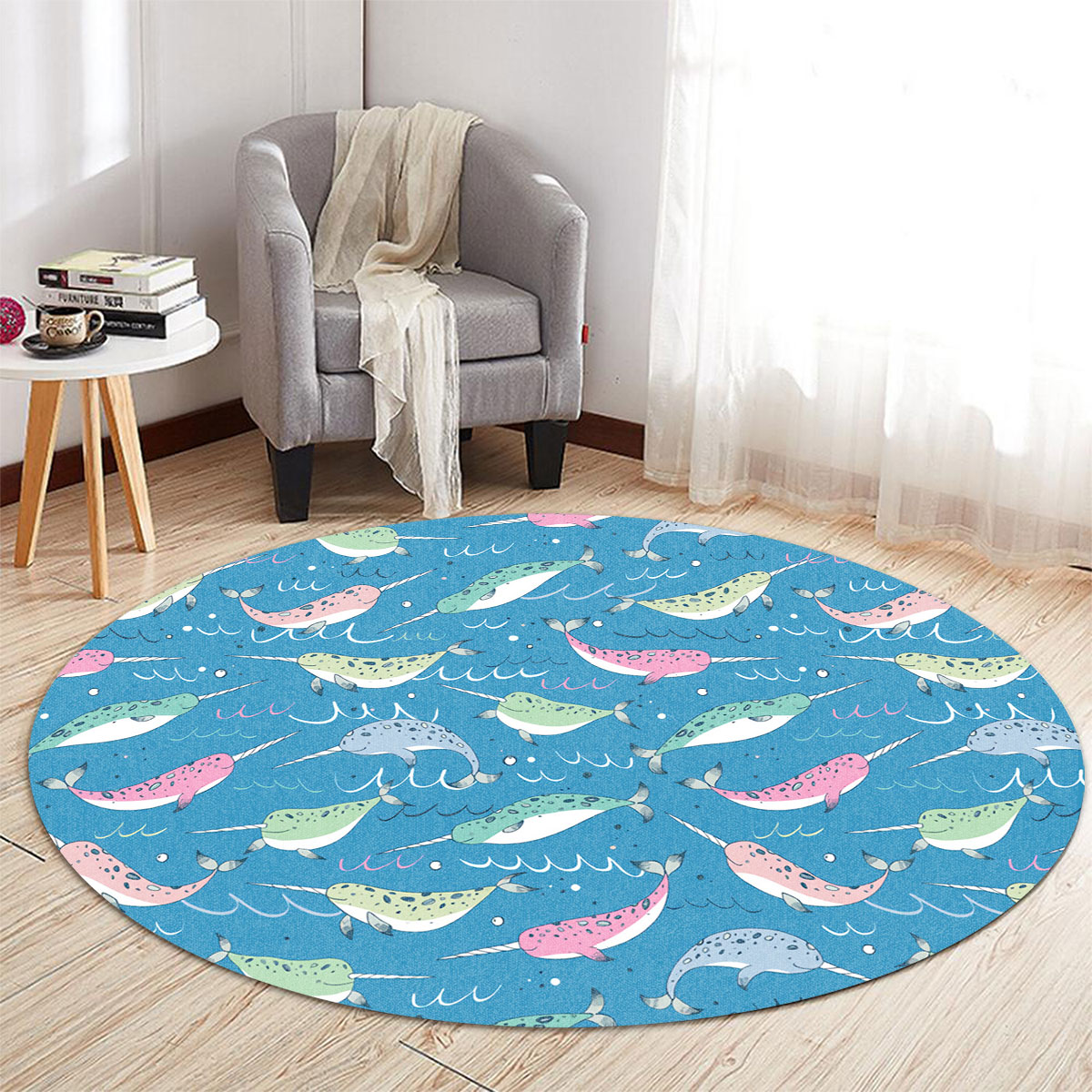 Colors Narwhal Round Carpet