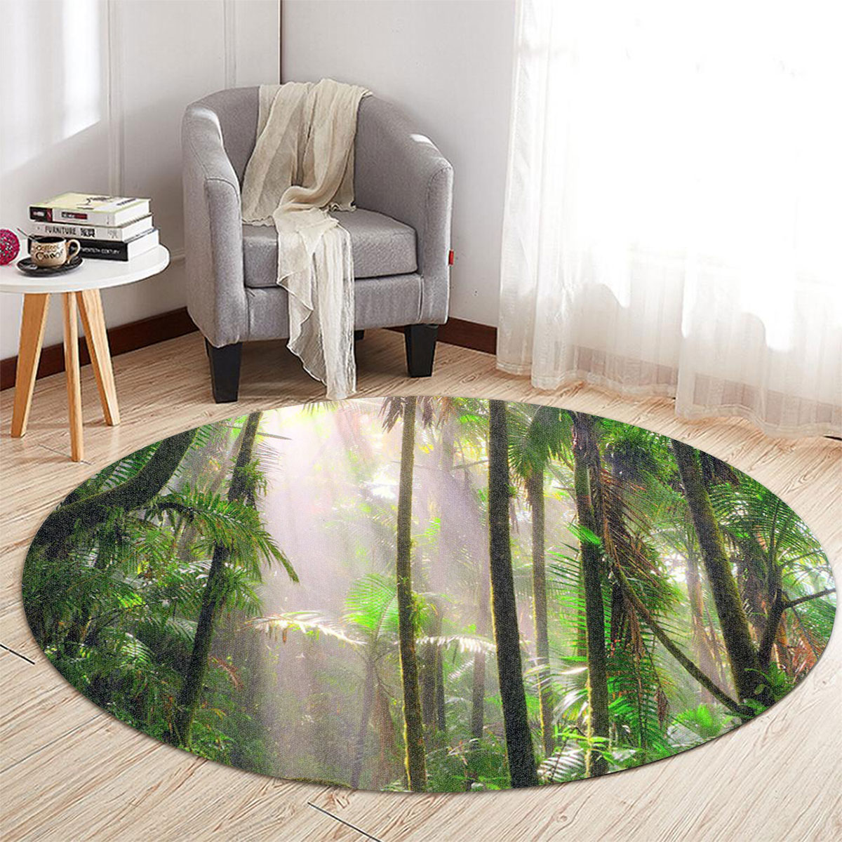 Jungle Round Carpet