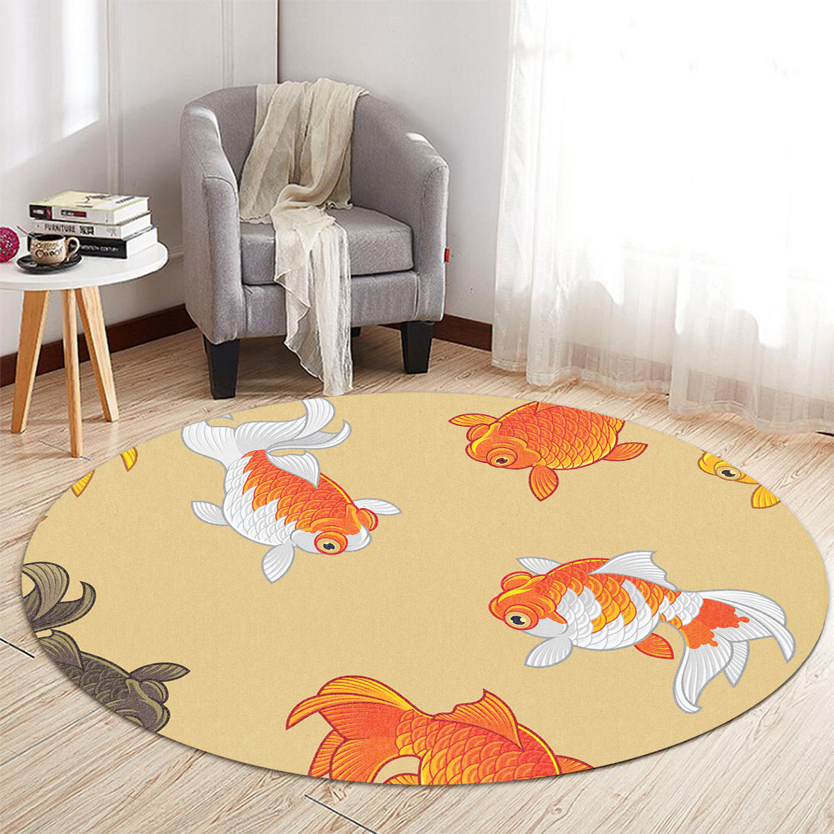 Little Goldfish Round Carpet