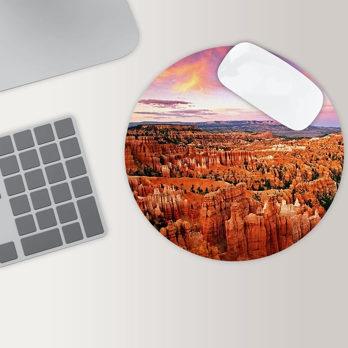 Canyon National Park Round Mouse Pad