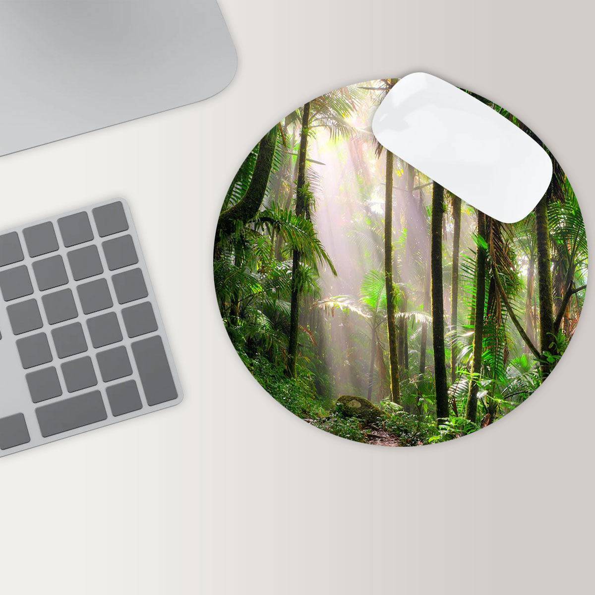 Jungle Round Mouse Pad