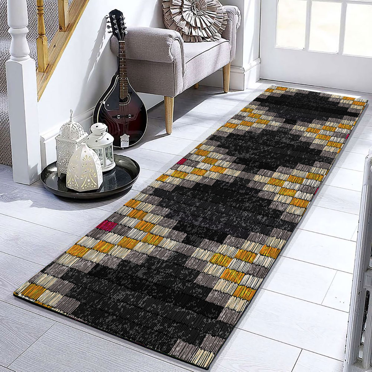Embroidered Bohemian Style Runner Carpet