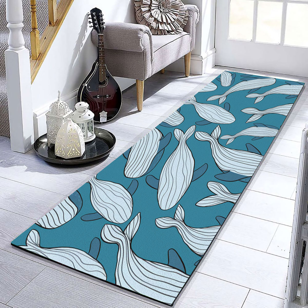Family Blue Whale Runner Carpet