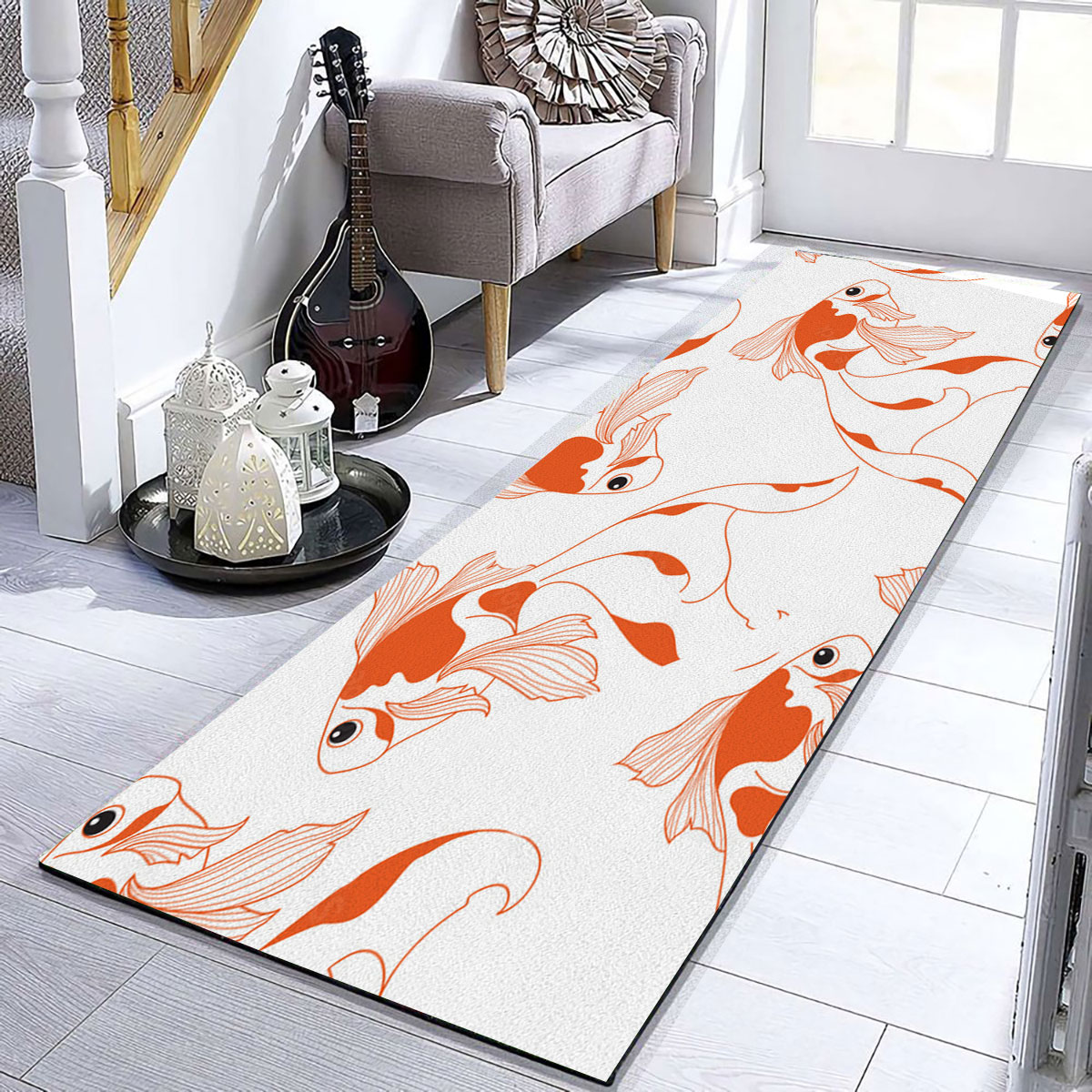 Lovely Goldfish Runner Carpet