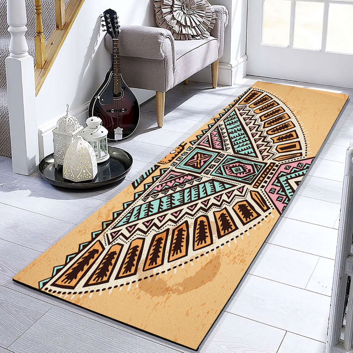 Lunarable Native American Runner Carpet