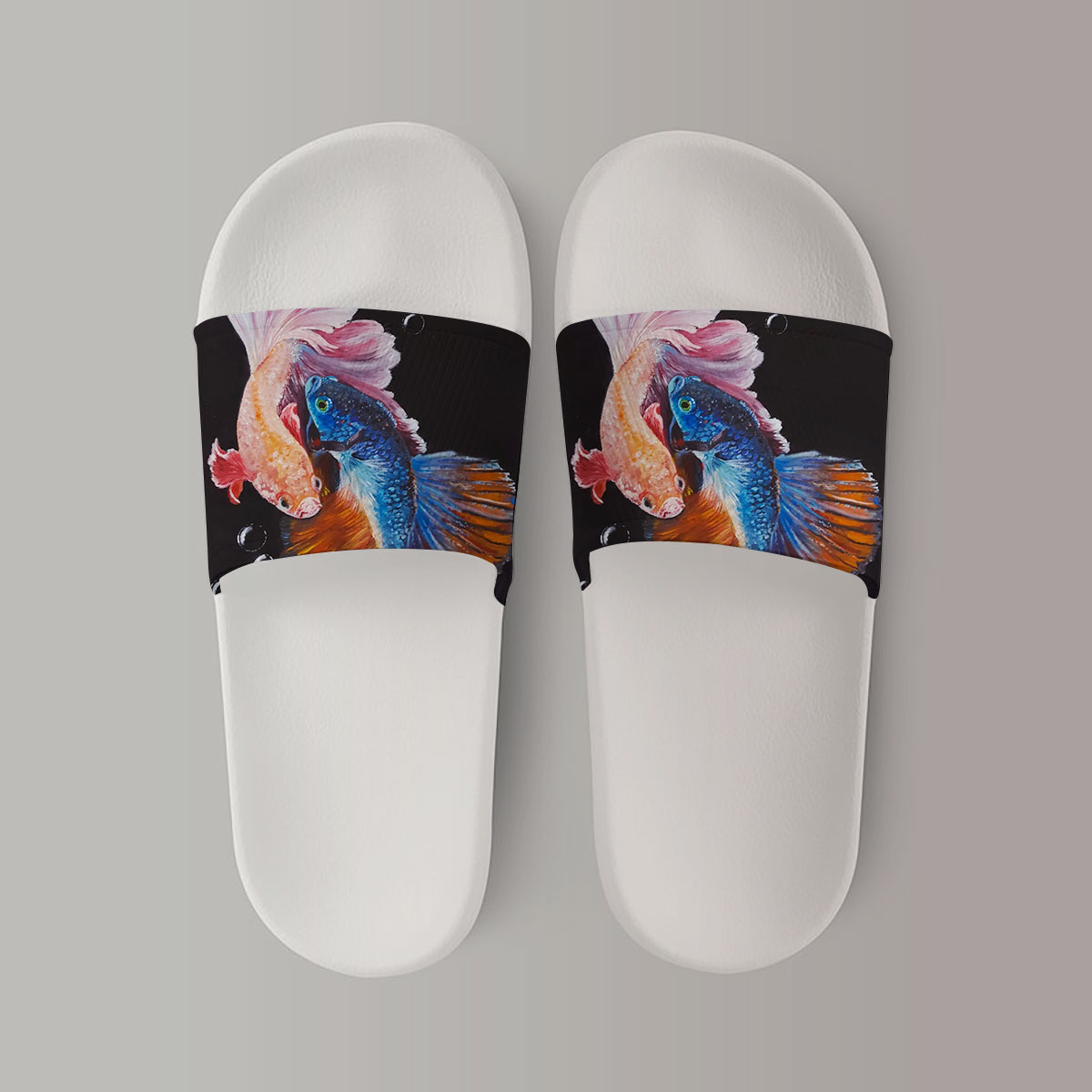 Colorful Couple Betta Fish Sandal