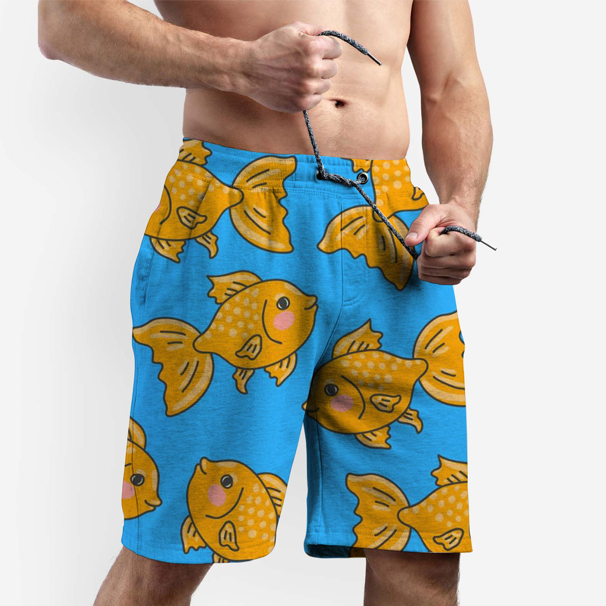 Cartoon Goldfish Shorts
