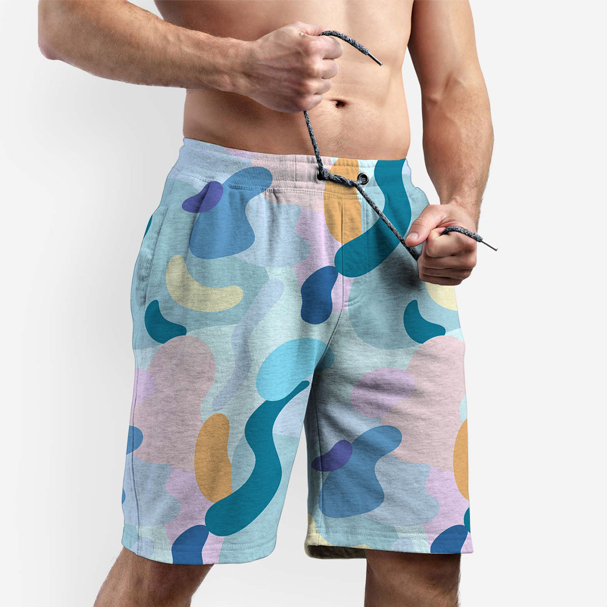 Colorful Abstract Minimalist Shorts