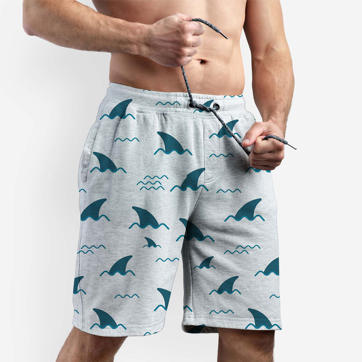 Danger Fin Great White Shark Shorts