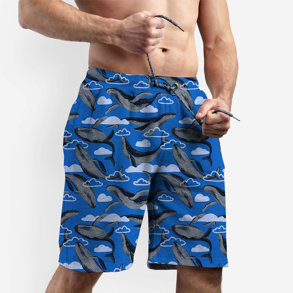Flying Blue Whale Shorts