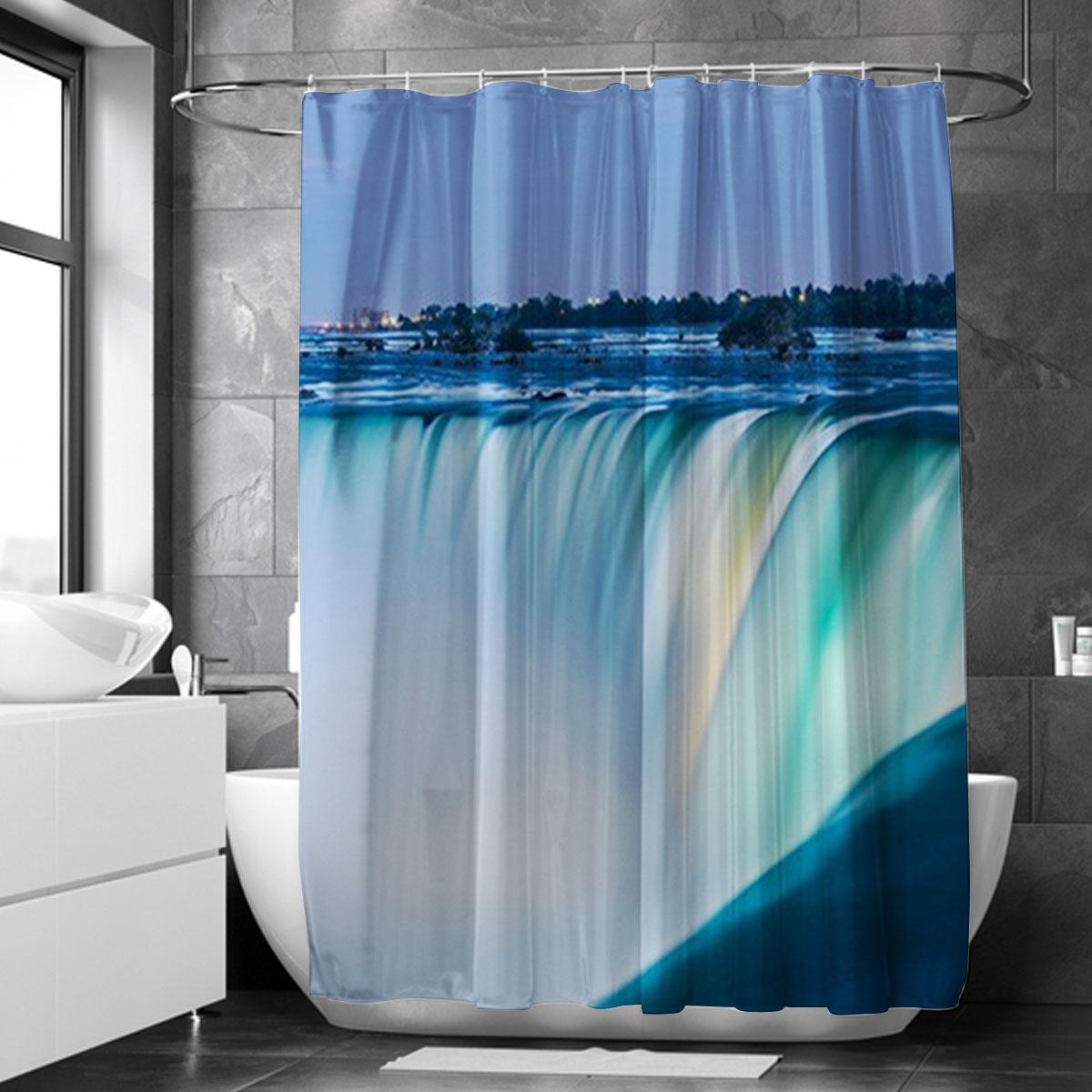 Dusk at Niagara Falls Shower Curtain