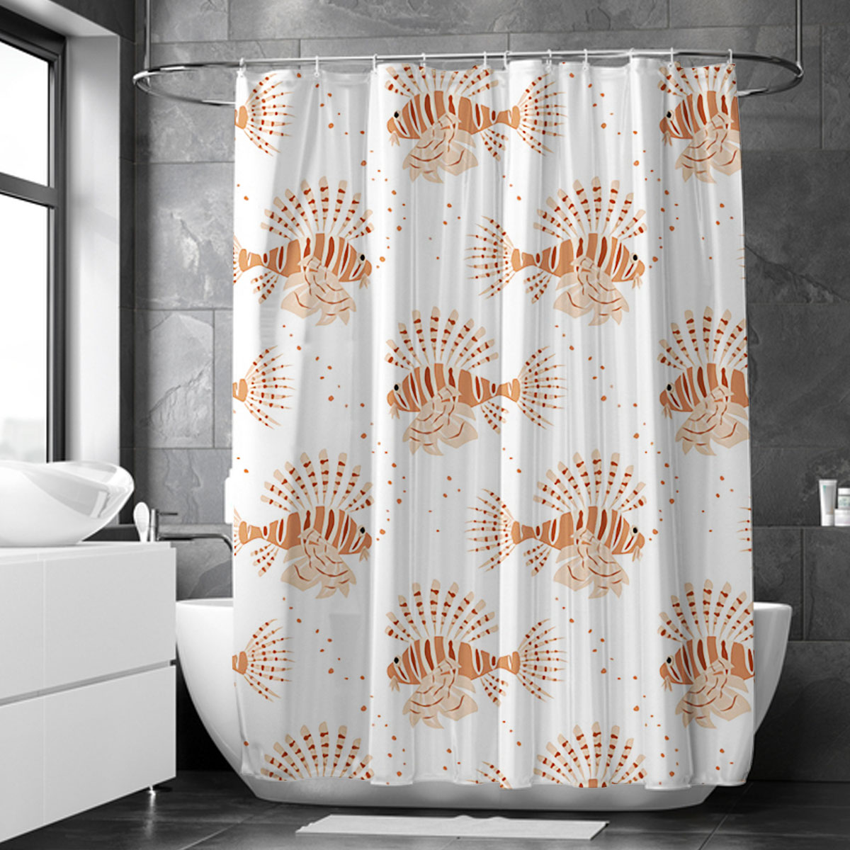 Lionfish Shower Curtain
