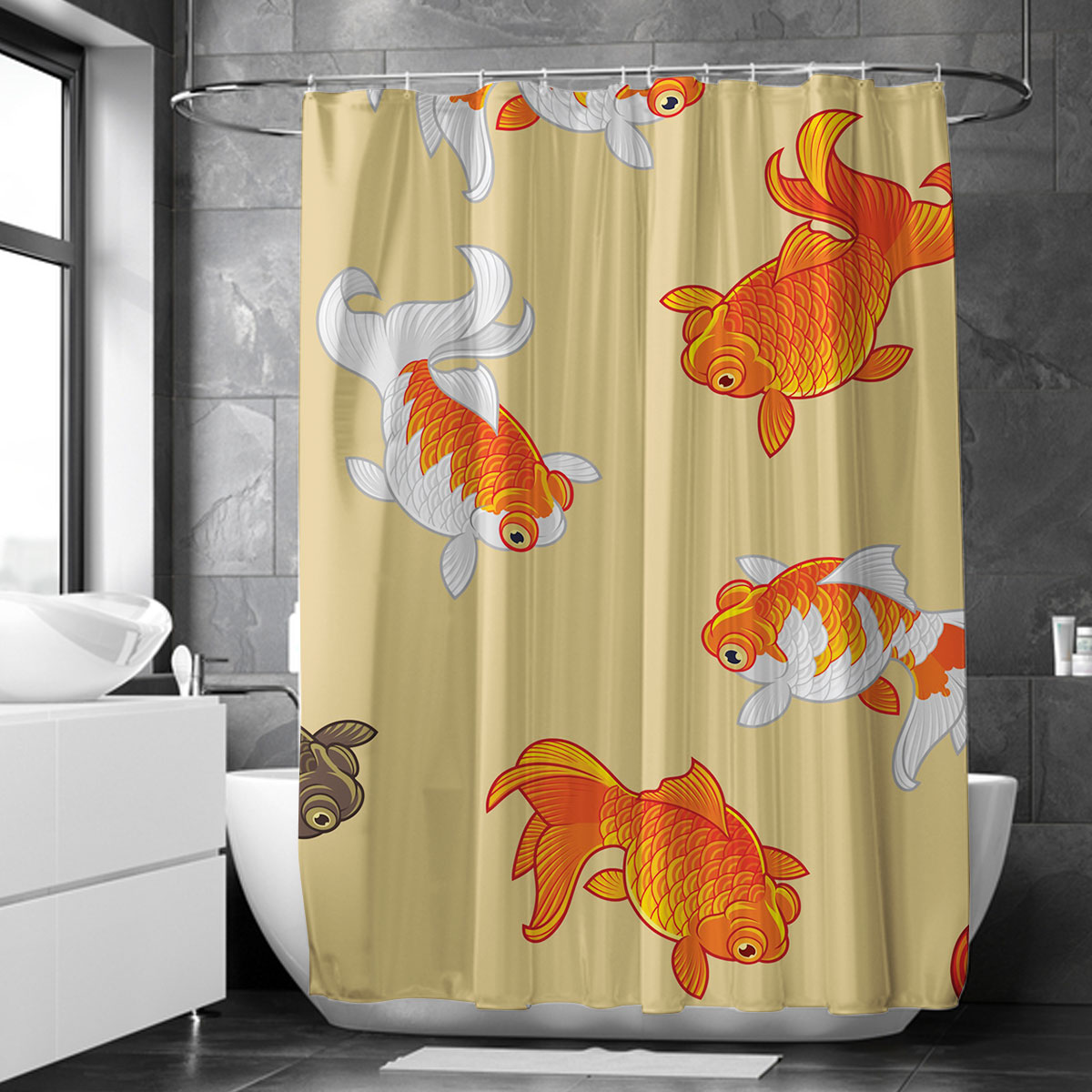 Little Goldfish Shower Curtain