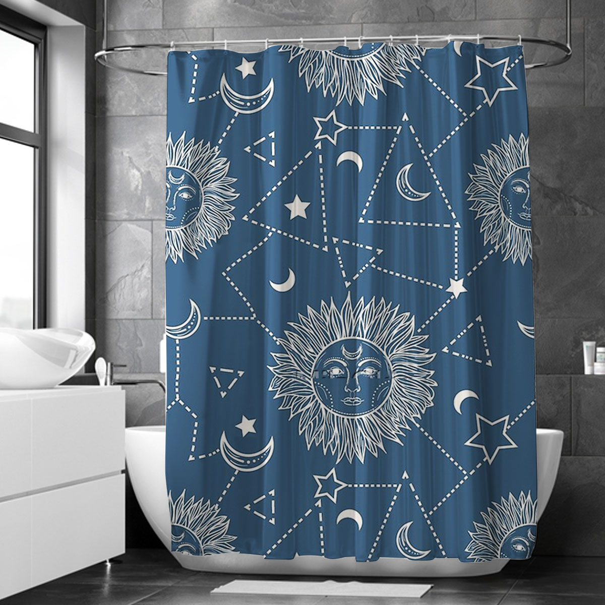 Mandala Bohemian Shower Curtain