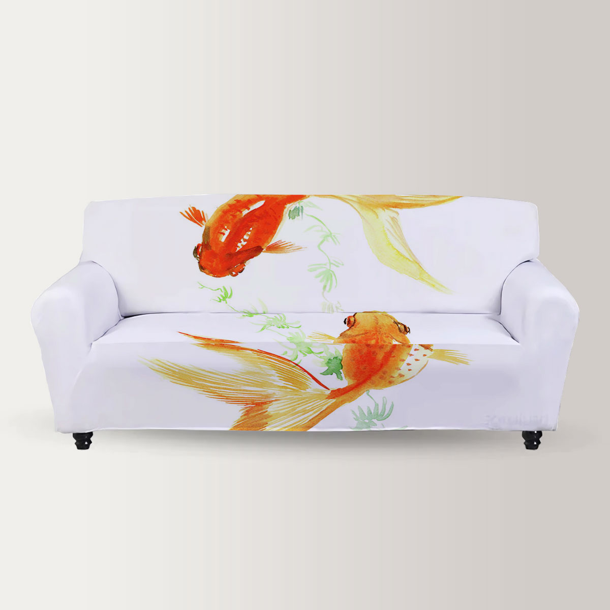 Couple Goldfish Sofa Cover