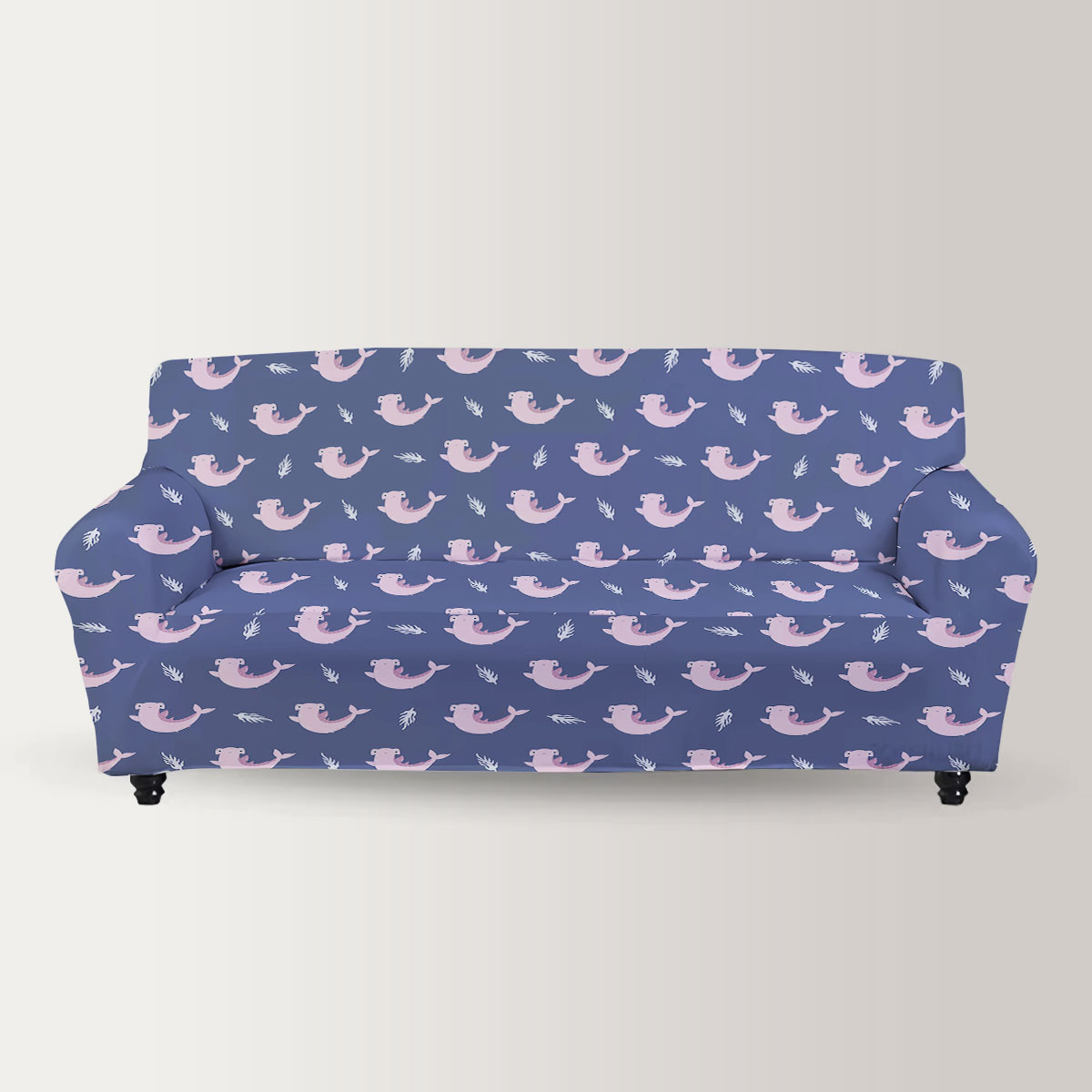 Cute Pink Hammerhead Sofa Cover