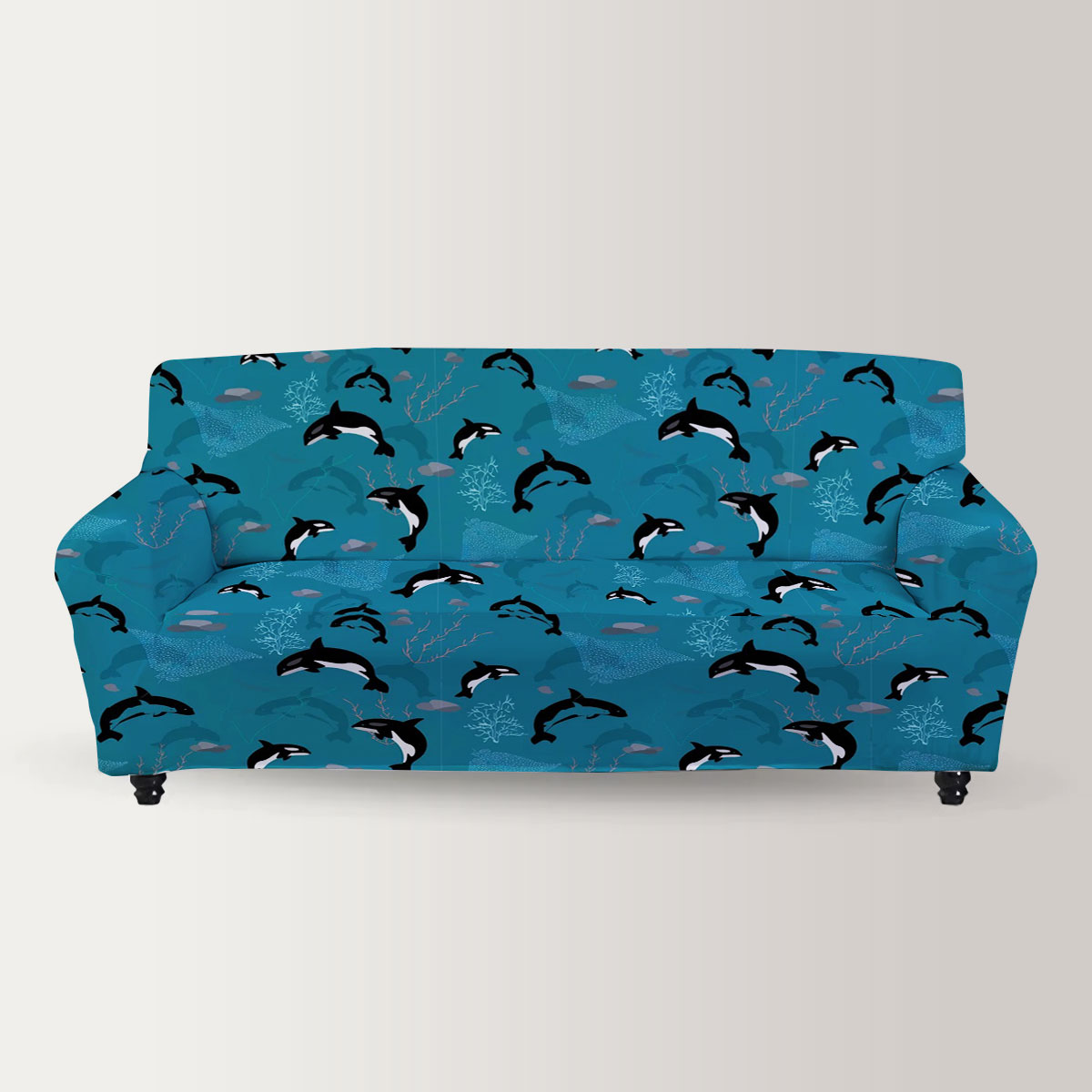 Deep Sea Orca Sofa Cover