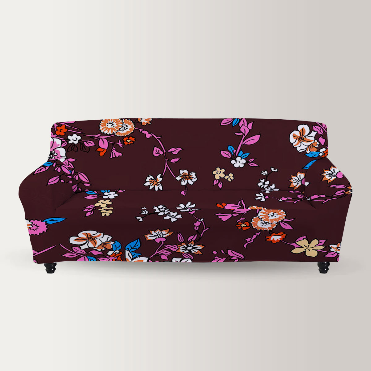 Floral Bohemian Sofa Cover