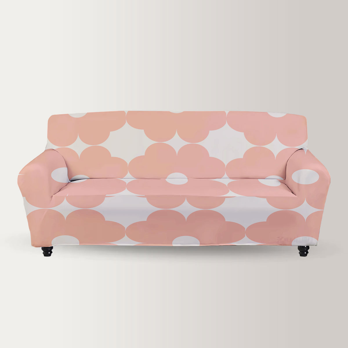 Geometric Mid Century Modern Style Sofa Cover