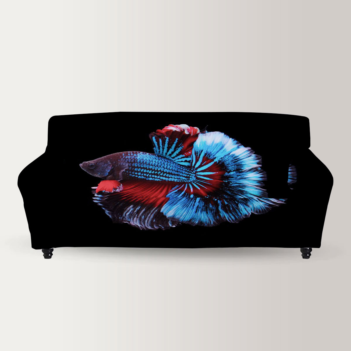 Glowing Betta Fish Sofa Cover