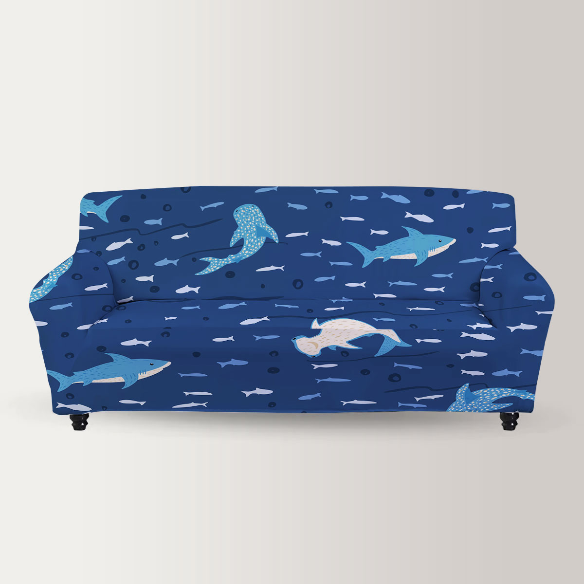 Hammerhead And Great White Sofa Cover