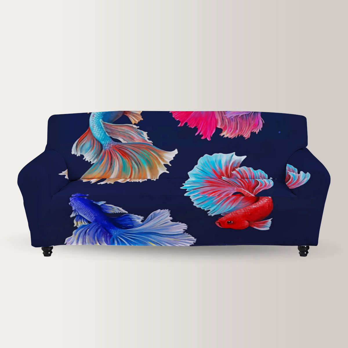 Iconic Four Betta Fish Sofa Cover