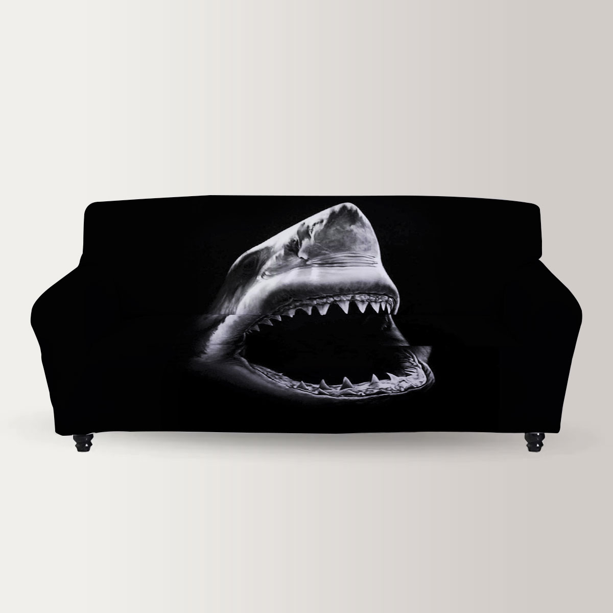 Jaw Great White Shark Sofa Cover