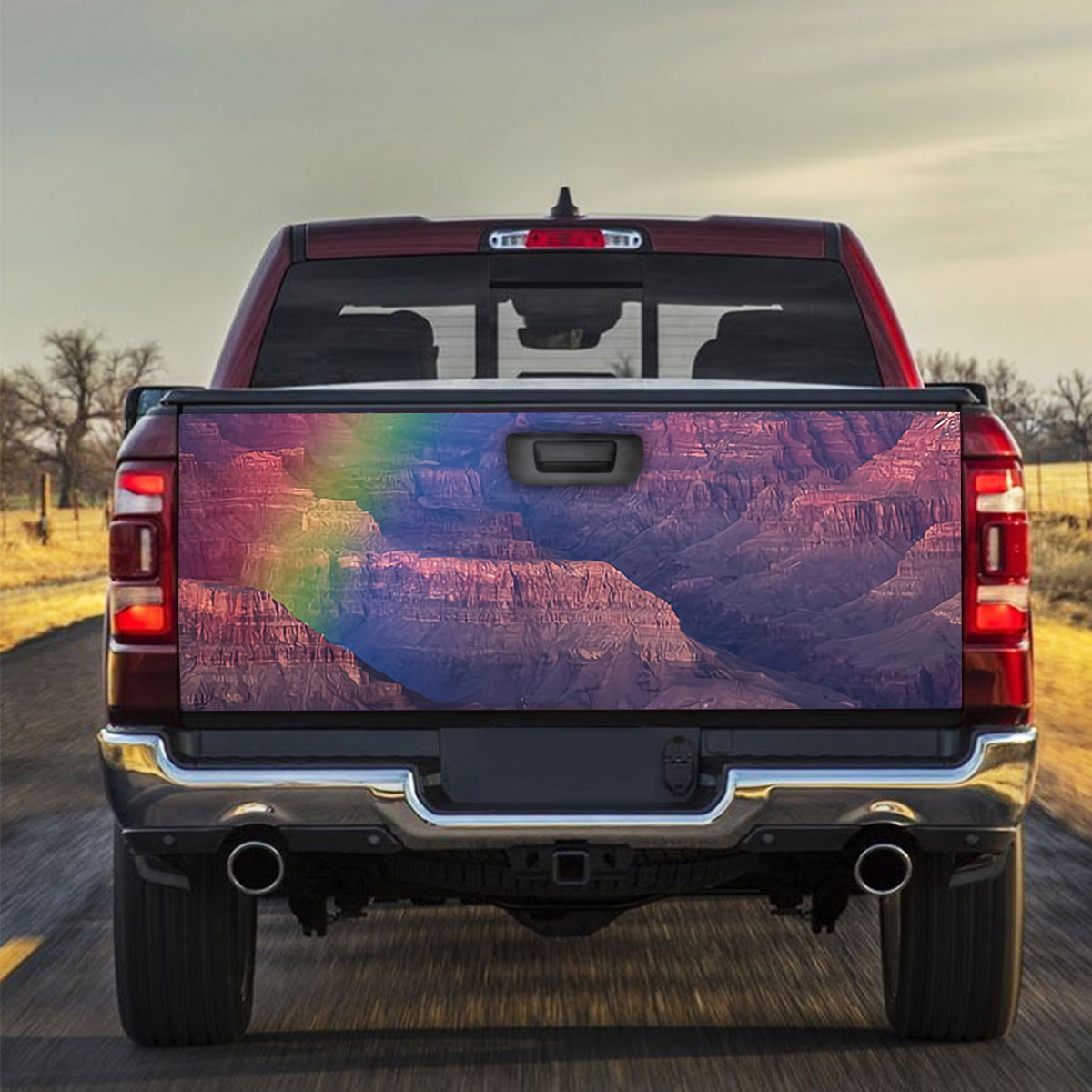 Rainbow Over Grand Canyon Truck Bed Decal
