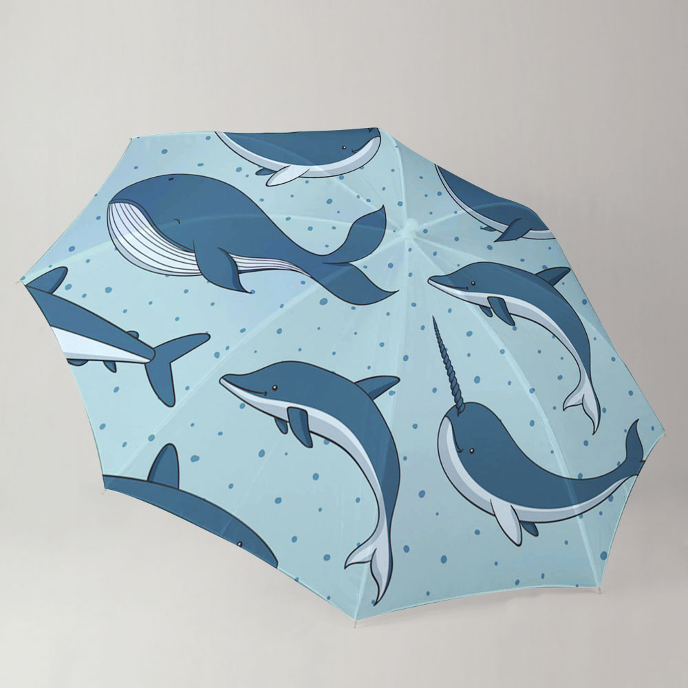 Narwhal Whale Shark Dolphin Umbrella