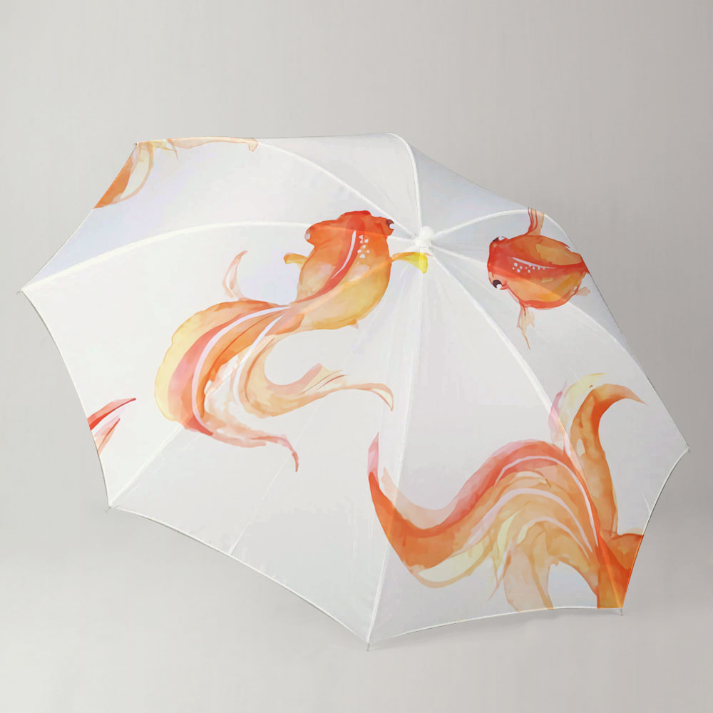 Orange Goldfish Umbrella
