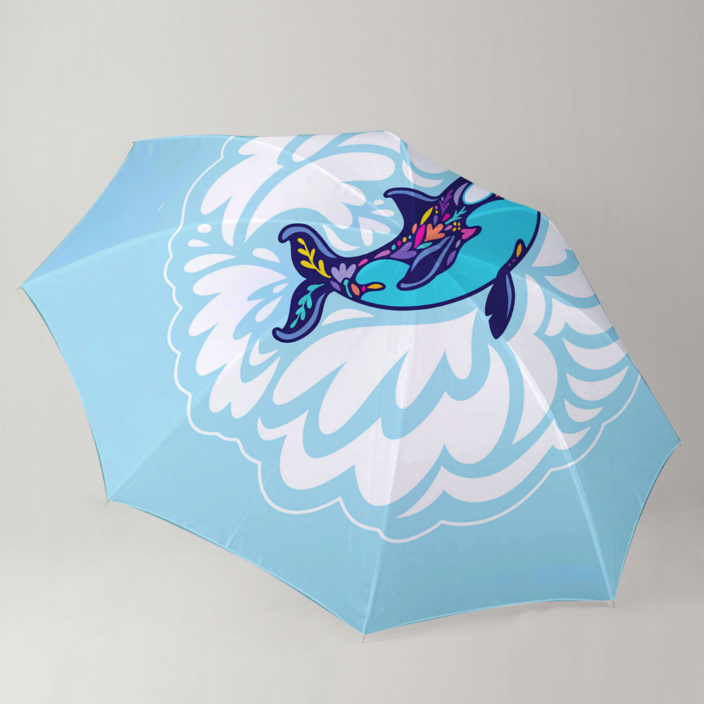 Peaceful Ocean Orca Umbrella