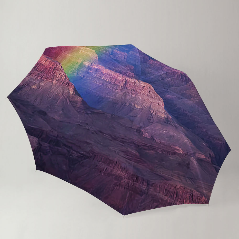 Rainbow Over Grand Canyon Umbrella