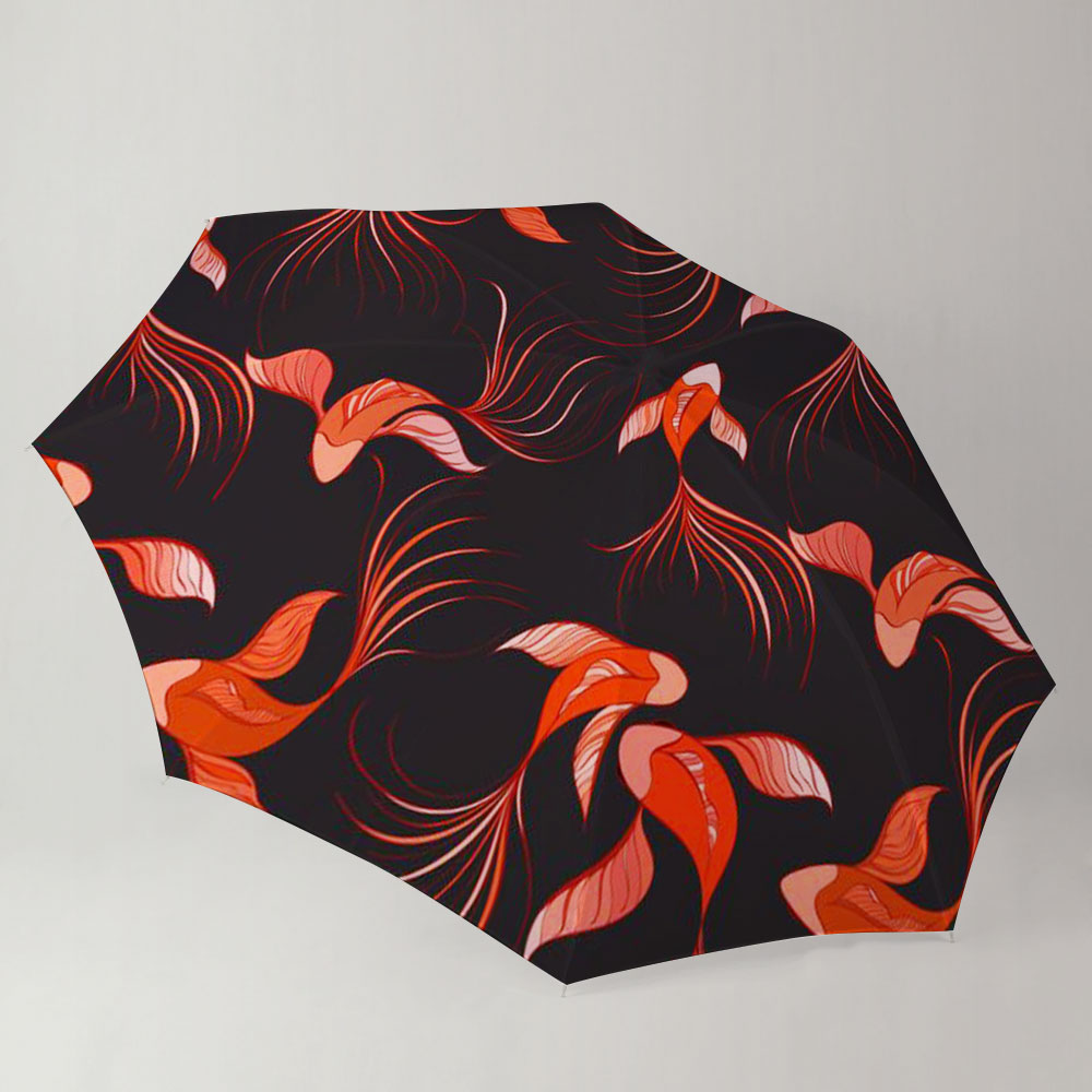 Red Koi Fish Umbrella