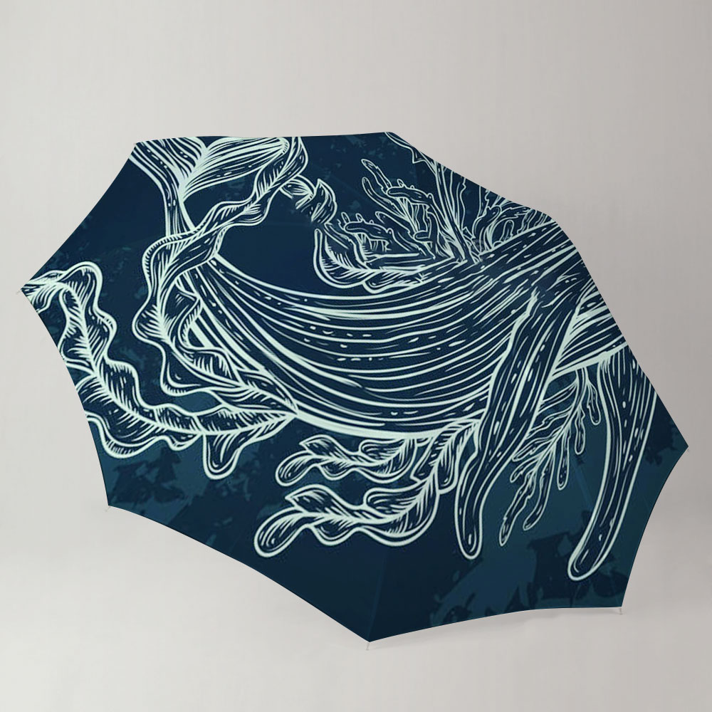 Seaweed Blue Whale Umbrella