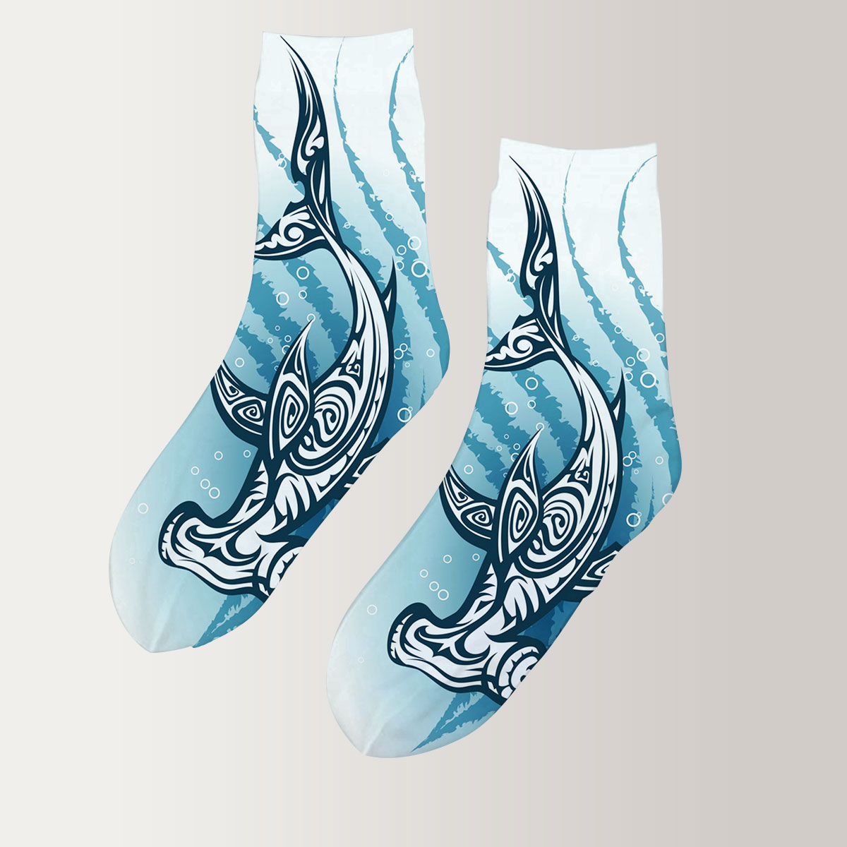 Native Ocean Hammerhead 3D Socks