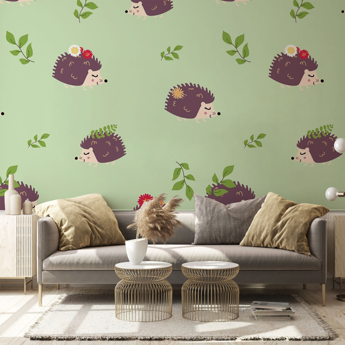 Princess Hedgehog Wall Mural