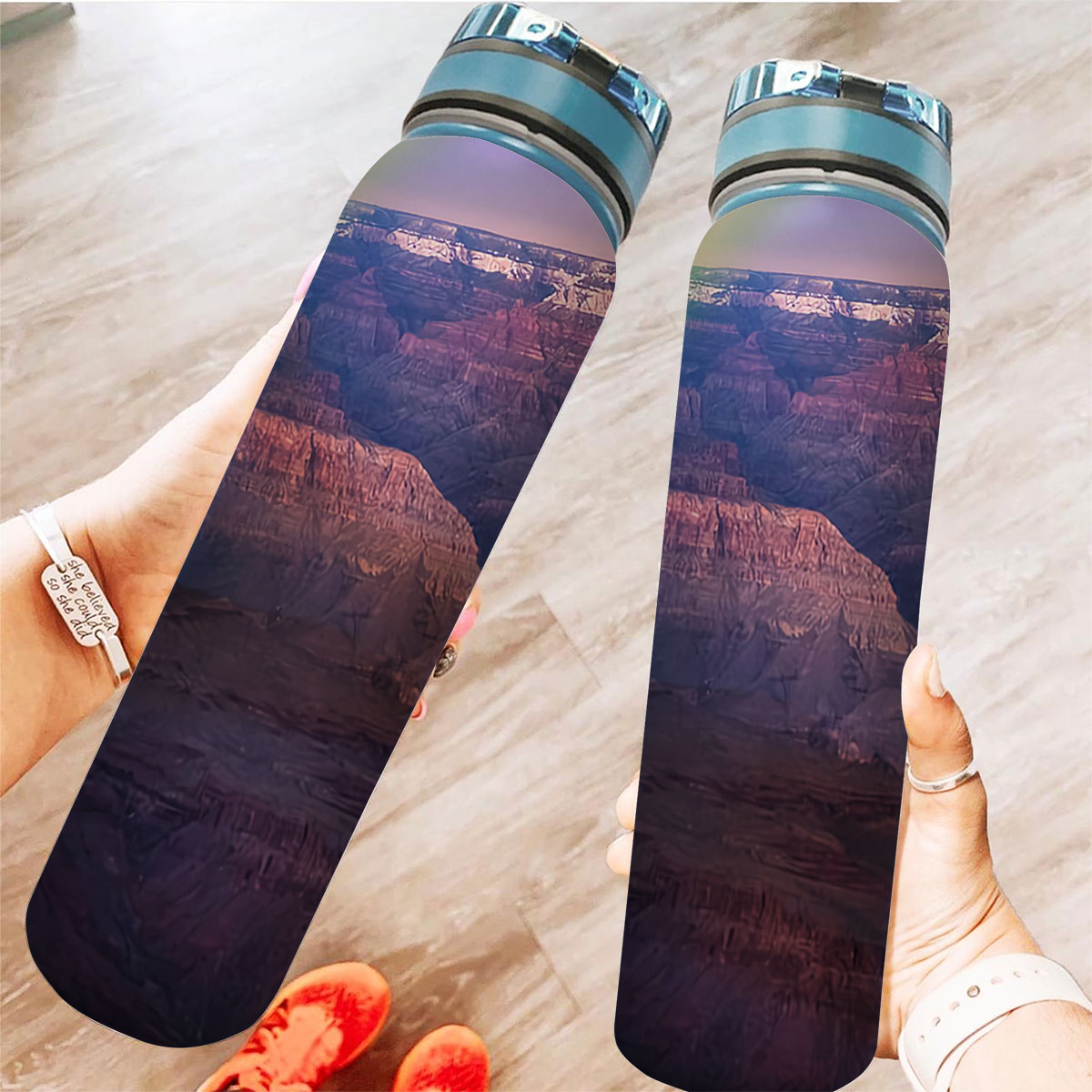 Rainbow Over Grand Canyon Tracker Bottle