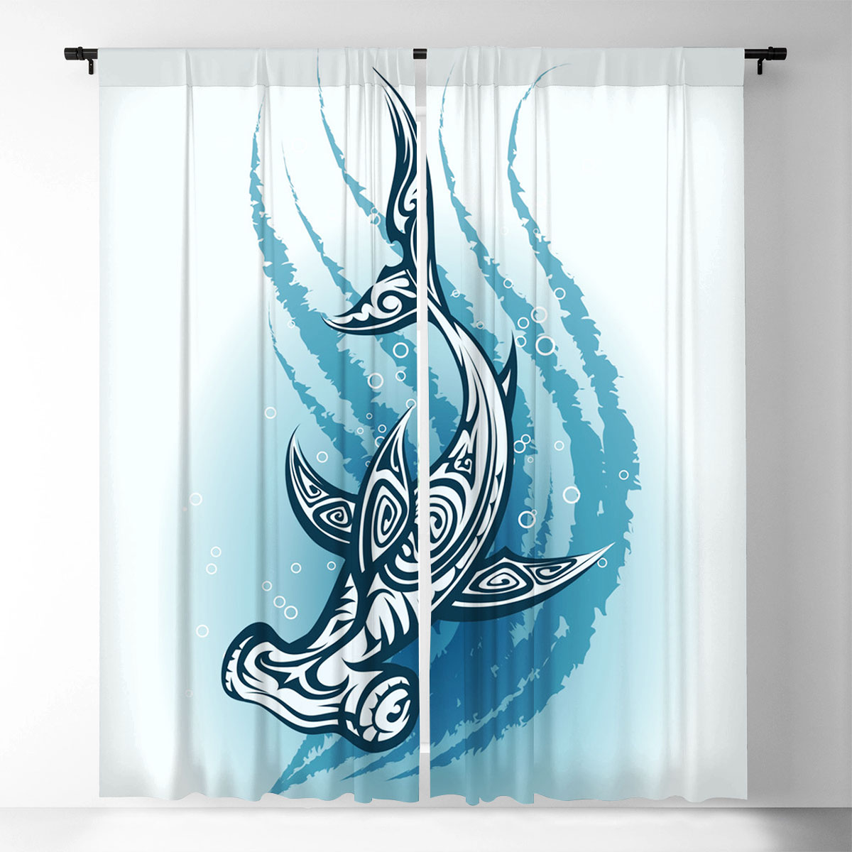 Native Ocean Hammerhead Window Curtain
