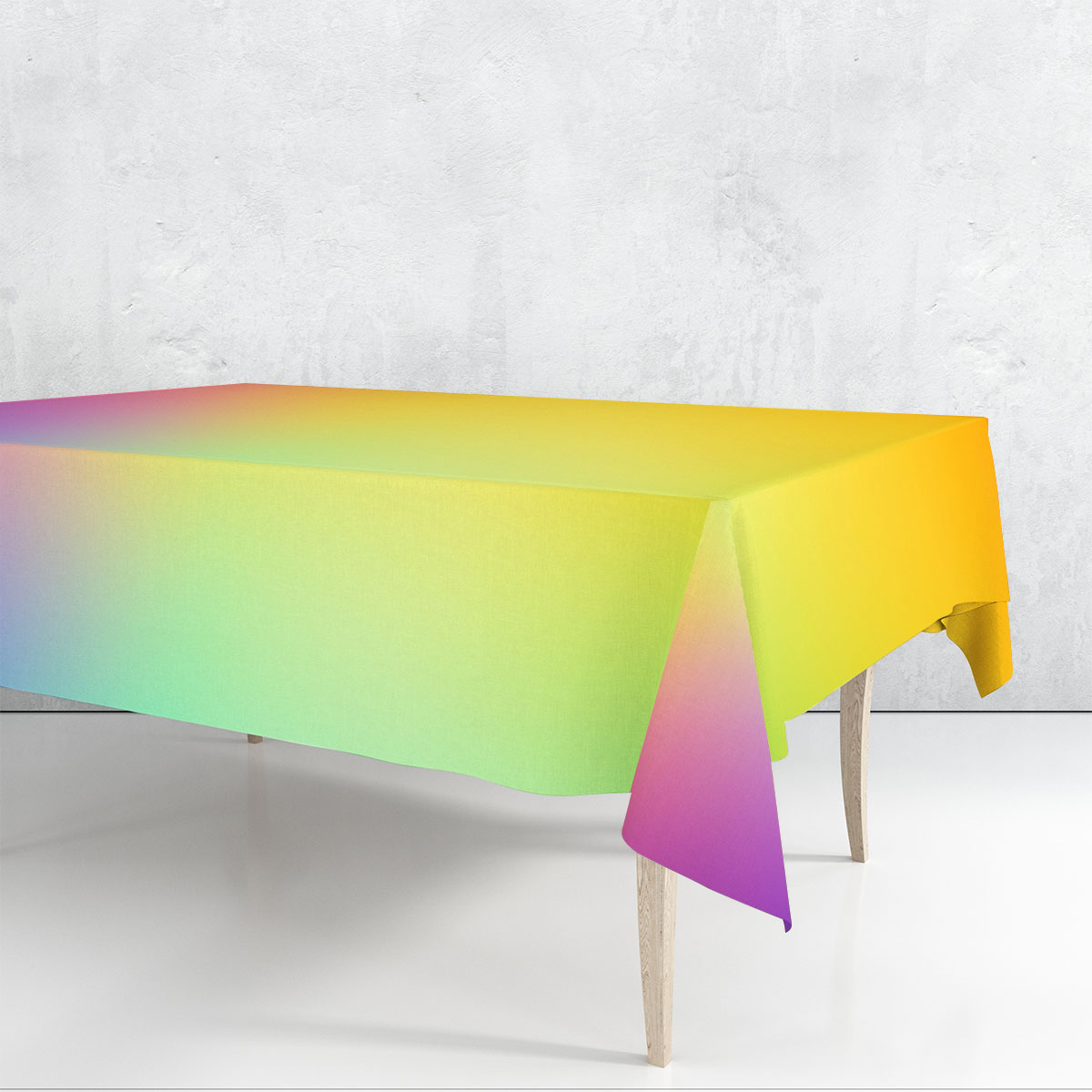 Colorful Rainbow Rectangle Tablecloth_1_2.1