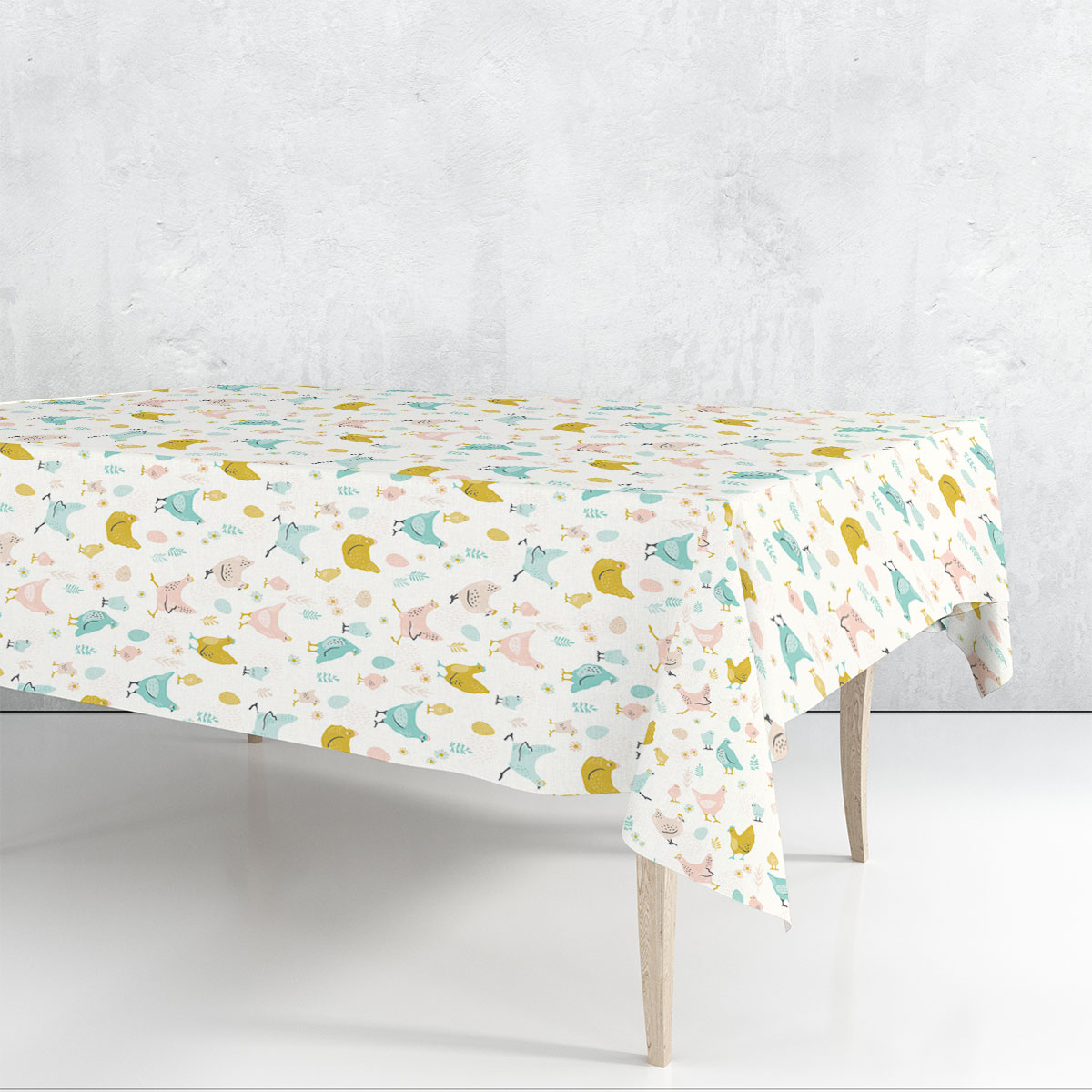 Cute Chicken Rectangle Tablecloth_1_2.1