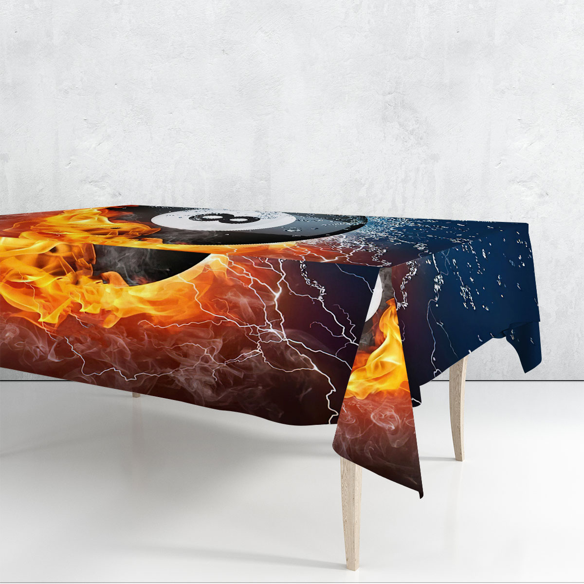 Fire _ Water Billiard Rectangle Tablecloth_1_2.1