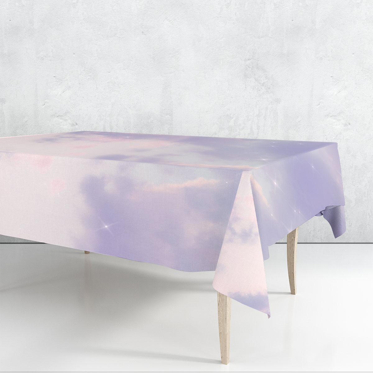 Pink Purple Sky Rectangle Tablecloth_1_2.1