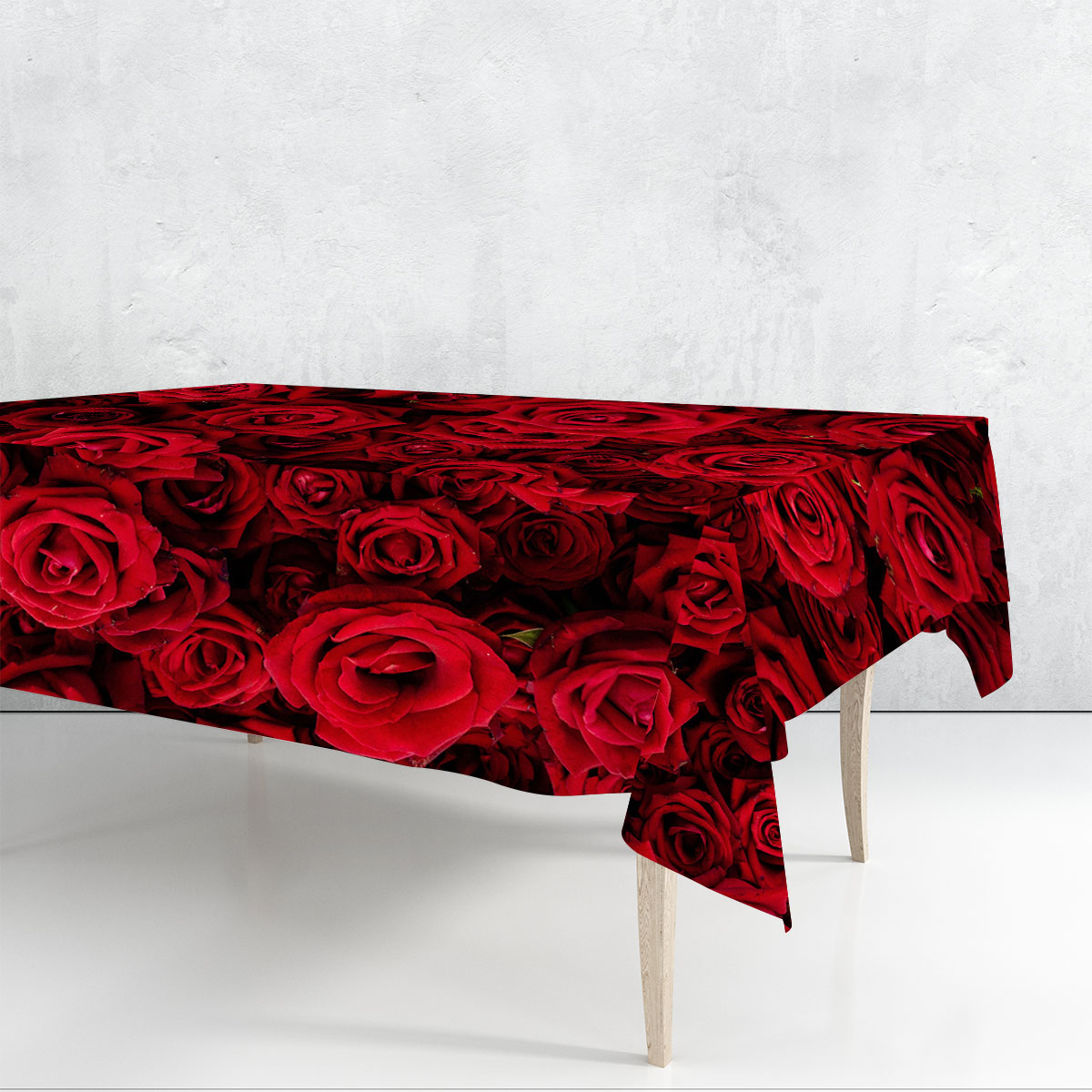 Plenty Of Rose Rectangle Tablecloth_1_2.1
