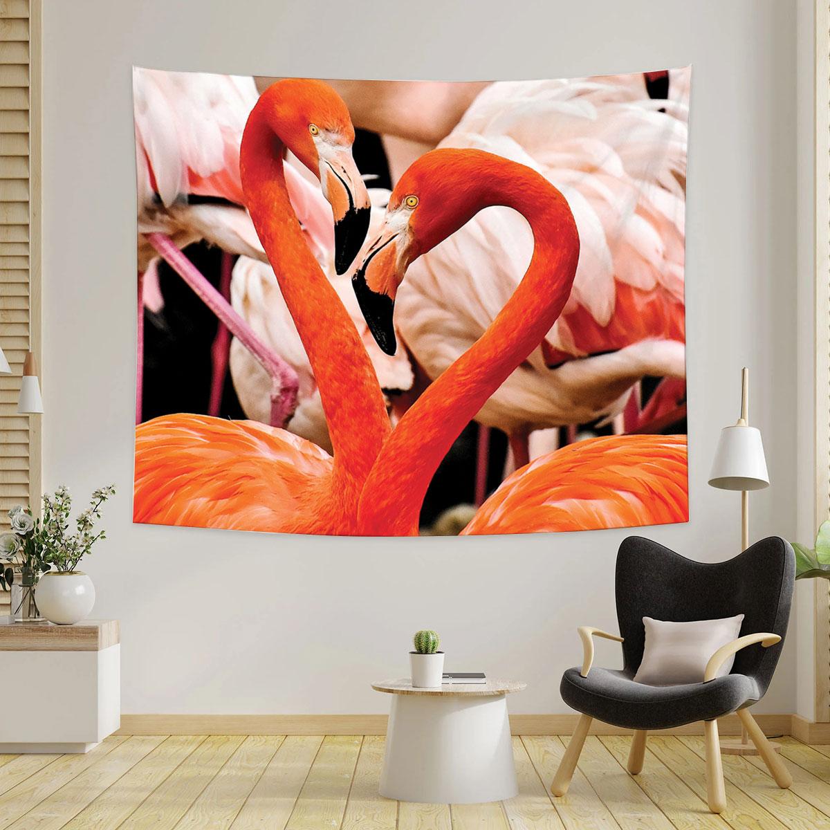 Couple Flamingo Tapestry_1_2.1