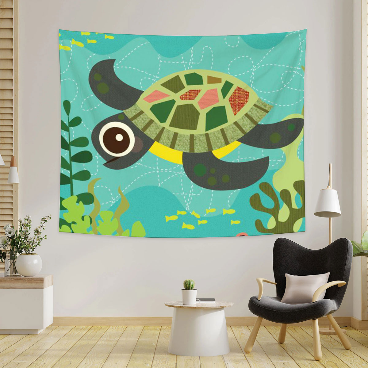 Cute Turtle Tapestry_1_2.1