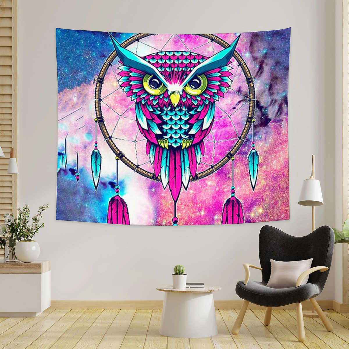 Dreamcatcher Owl Tapestry_1_2.1