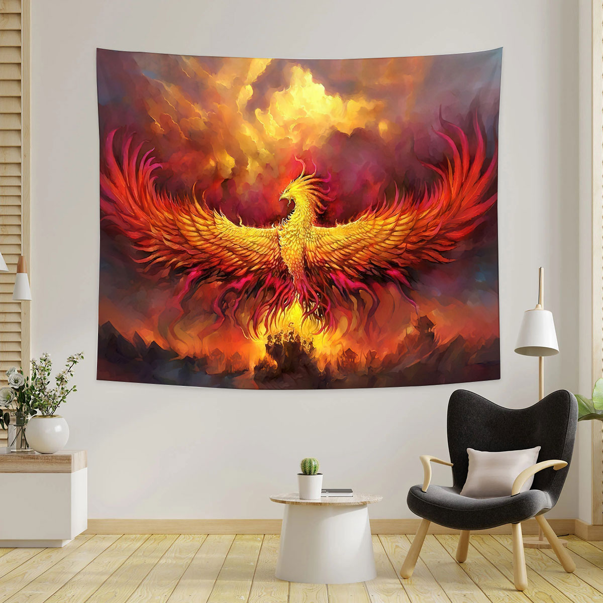 Fantasy Phoenix Tapestry_1_2.1