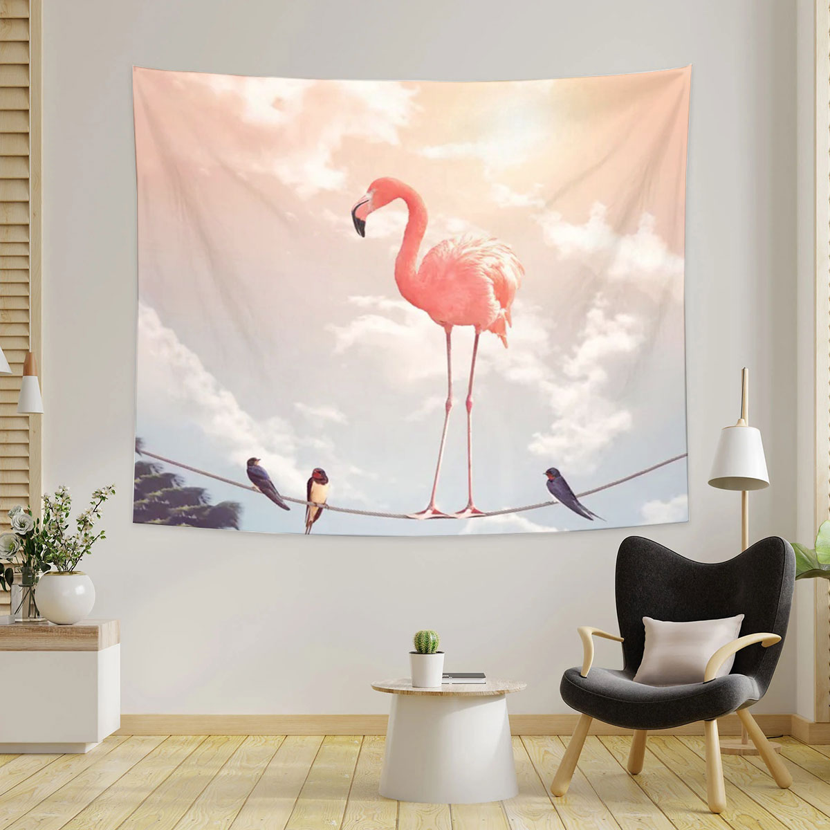 Flamingo And Friends Tapestry_1_2.1